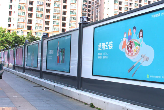深圳南山東濱路世紀廣場(chǎng)對面施工圍擋安裝-施工圍擋效果圖,圍擋效果圖，深圳市大通建設發(fā)展有限公司鋼結構圍擋生產(chǎn)廠(chǎng)家