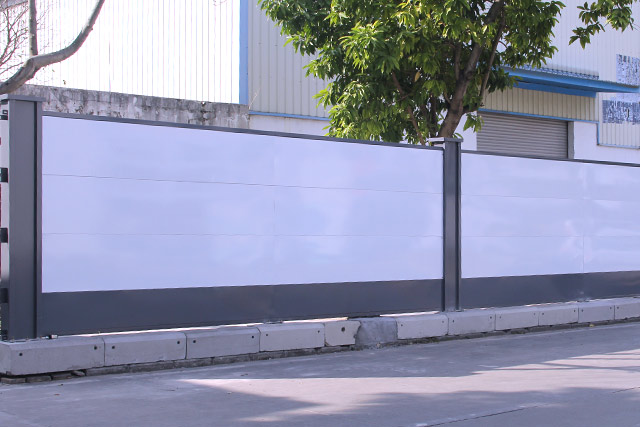 建筑工地施工圍擋-建筑工地圍擋方案,圍擋效果圖，深圳市大通建設發(fā)展有限公司鋼結構圍擋生產(chǎn)廠(chǎng)家